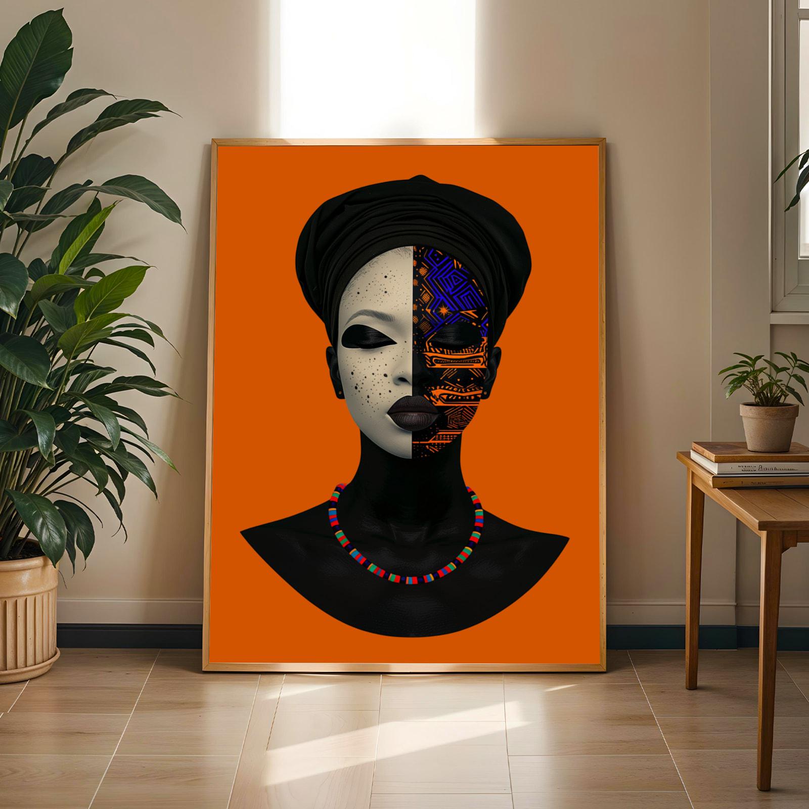 Afrocentric Beauty Wall Art Print II Soluna Soul