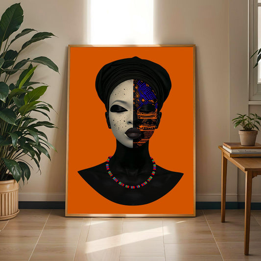 Afrocentric Beauty Wall Art Print II Soluna Soul