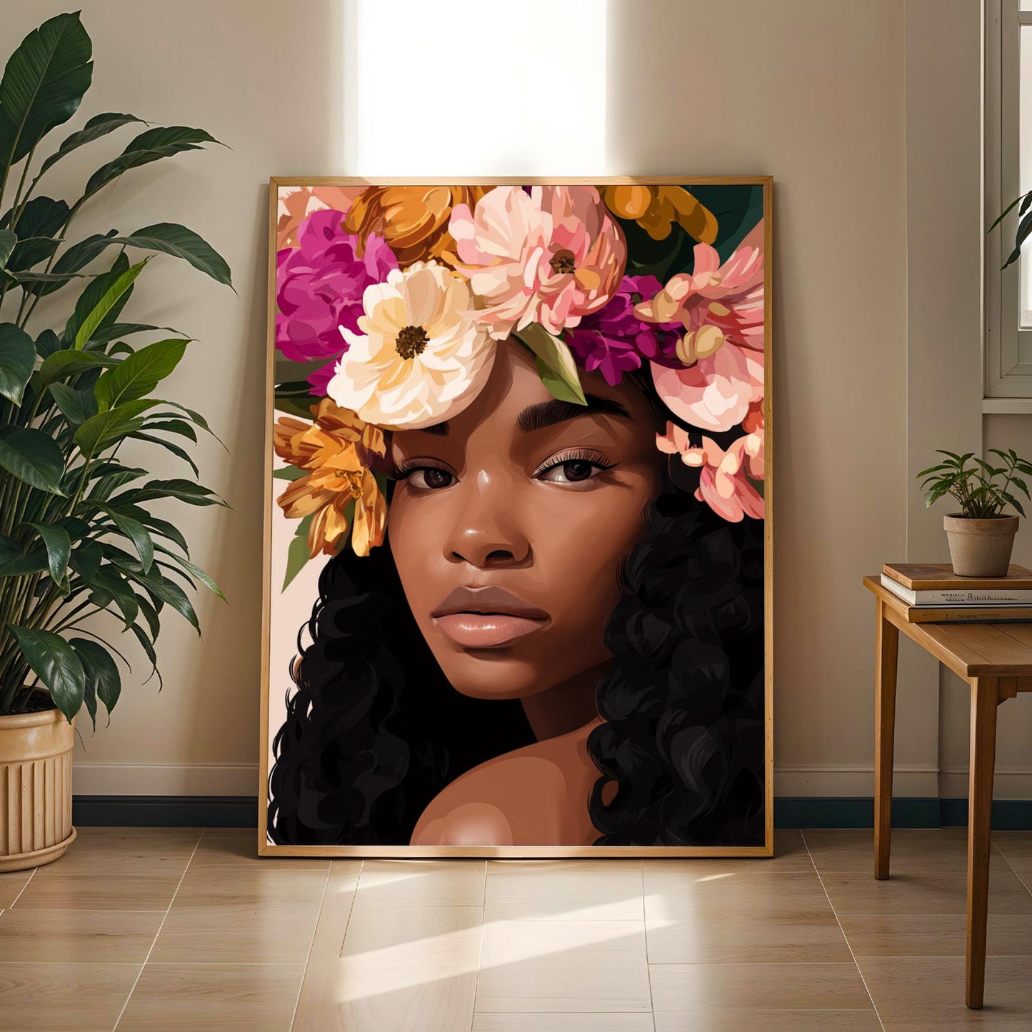 Afrocentric Beauty Wall Art Print I Soluna Soul