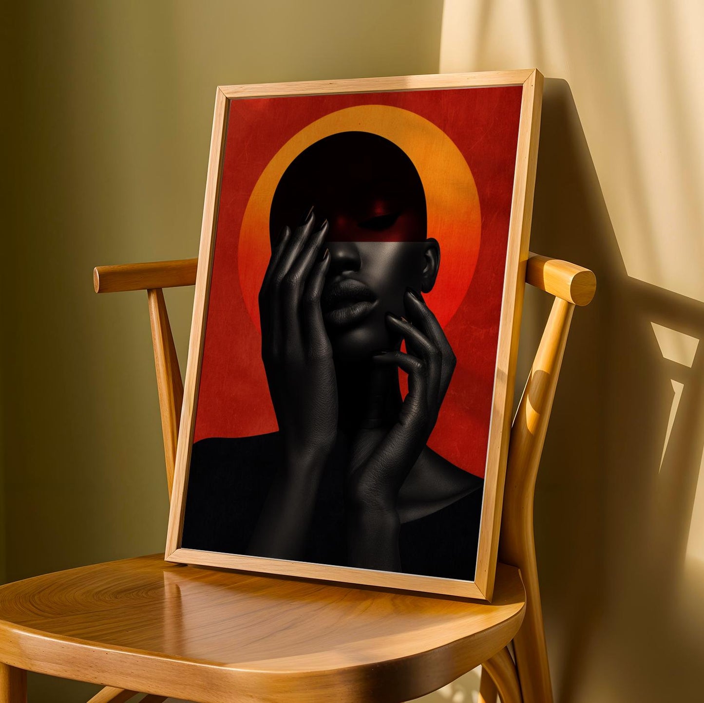 Black Ascension X Wall Art Print Soluna Soul