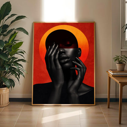 Black Ascension X Wall Art Print Soluna Soul
