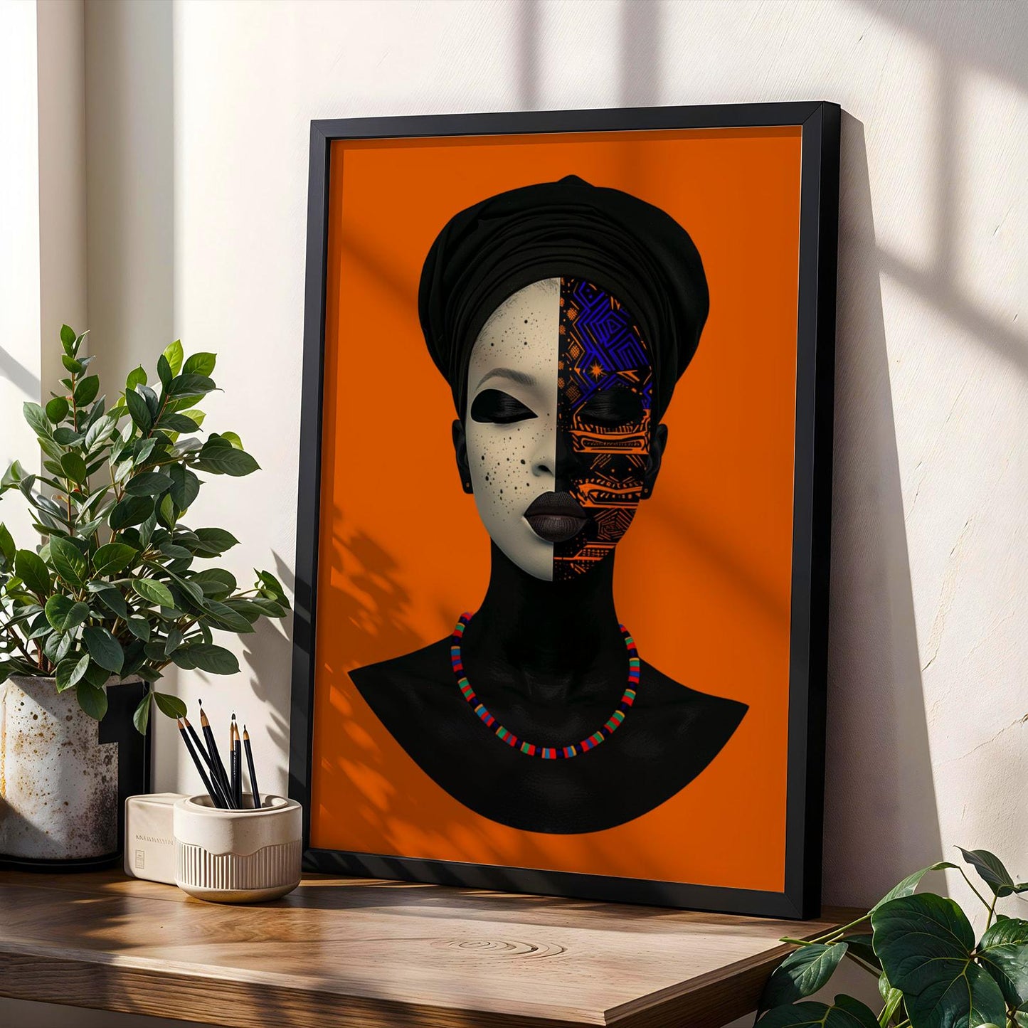 Afrocentric Beauty Wall Art Print II Soluna Soul