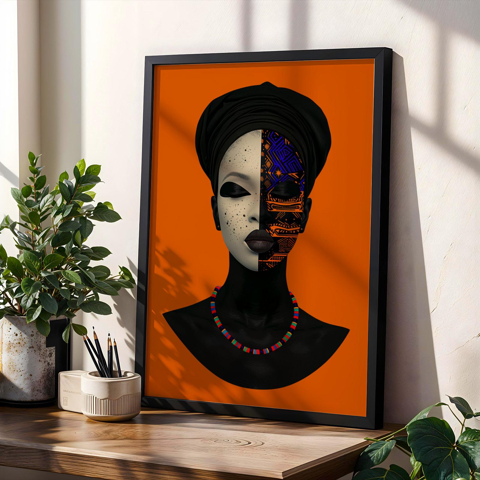 Afrocentric Beauty Wall Art Print II Soluna Soul