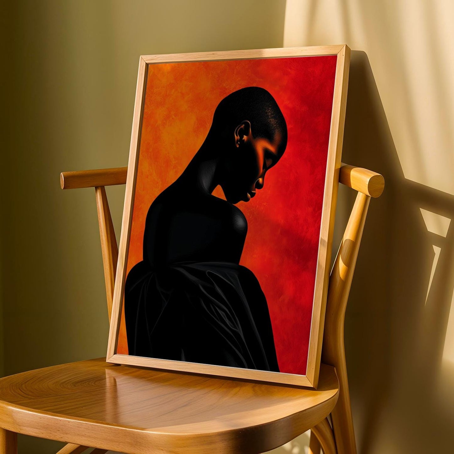 Black Ascension XIV Wall Art Print Soluna Soul