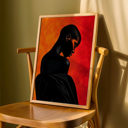 Black Ascension XIV Wall Art Print Soluna Soul