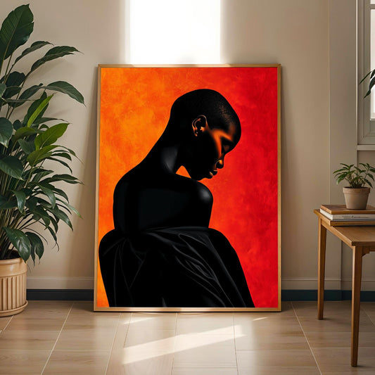 Black Ascension XIV Wall Art Print Soluna Soul