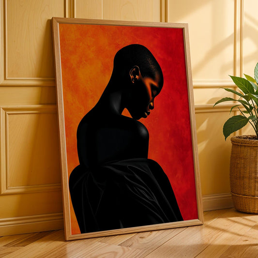 Black Ascension XIV Wall Art Print Soluna Soul