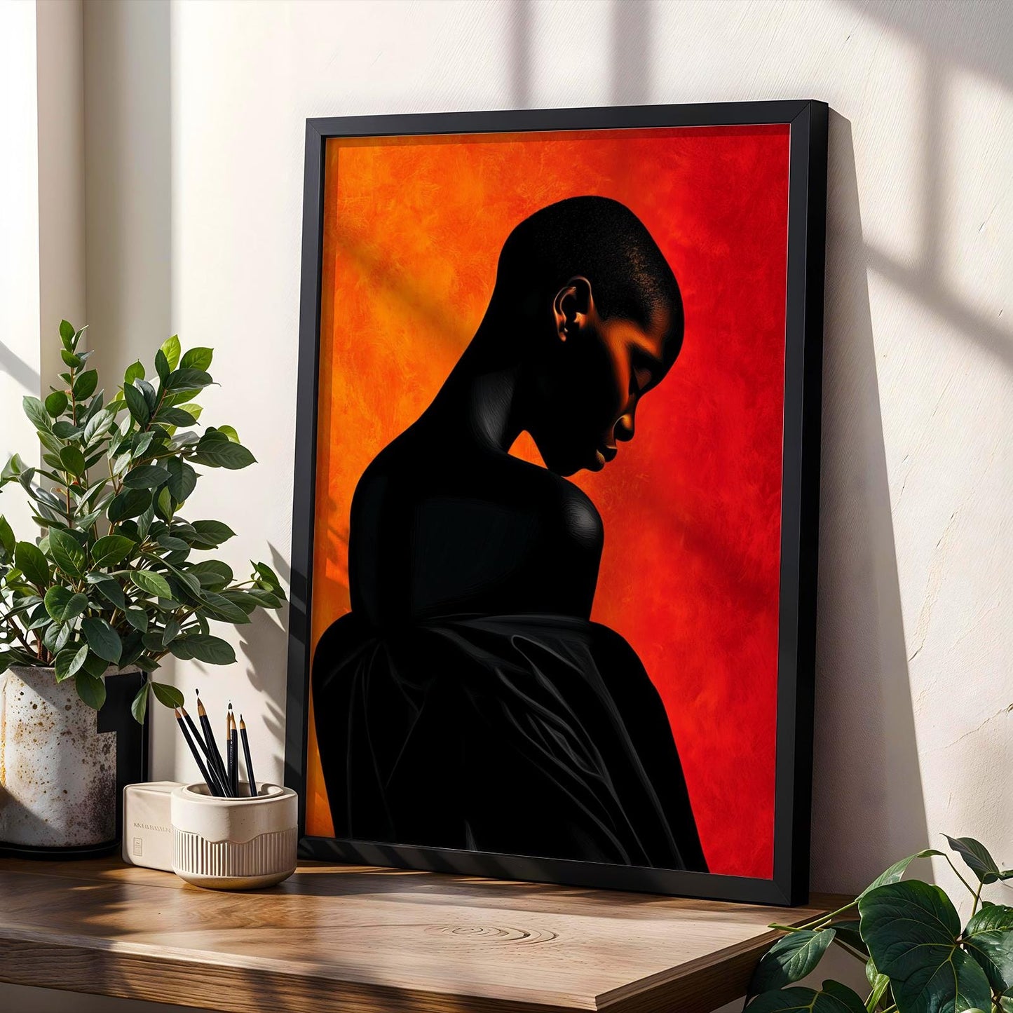 Black Ascension XIV Wall Art Print Soluna Soul