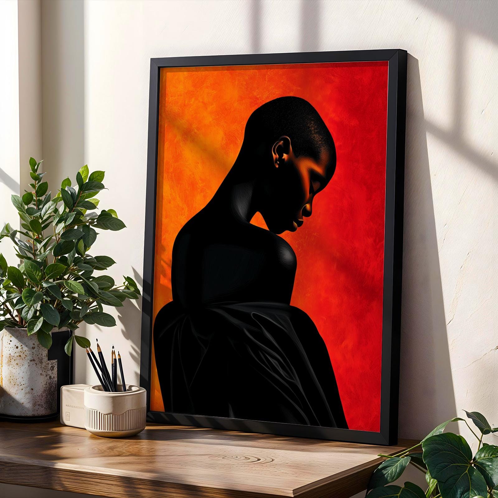 Black Ascension XIV Wall Art Print Soluna Soul