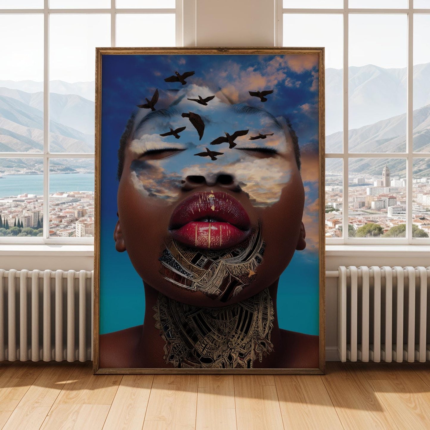 Afrocentric Beauty Wall Art Print III Soluna Soul