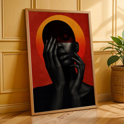 Black Ascension X Wall Art Print Soluna Soul