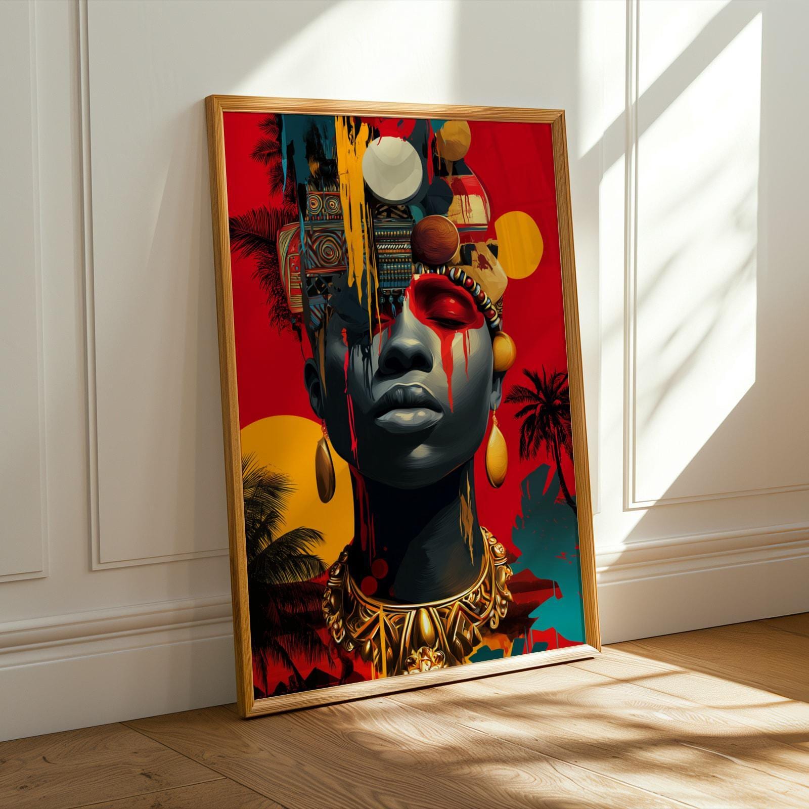 Afrocentric Wall Art Print 99 Soluna Soul
