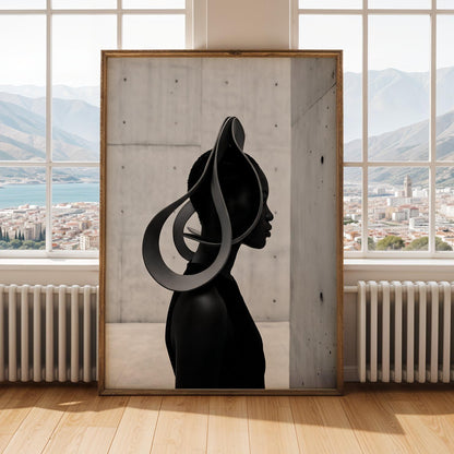 Afrocentric Nigerian Wall Art Print 5 Soluna Soul
