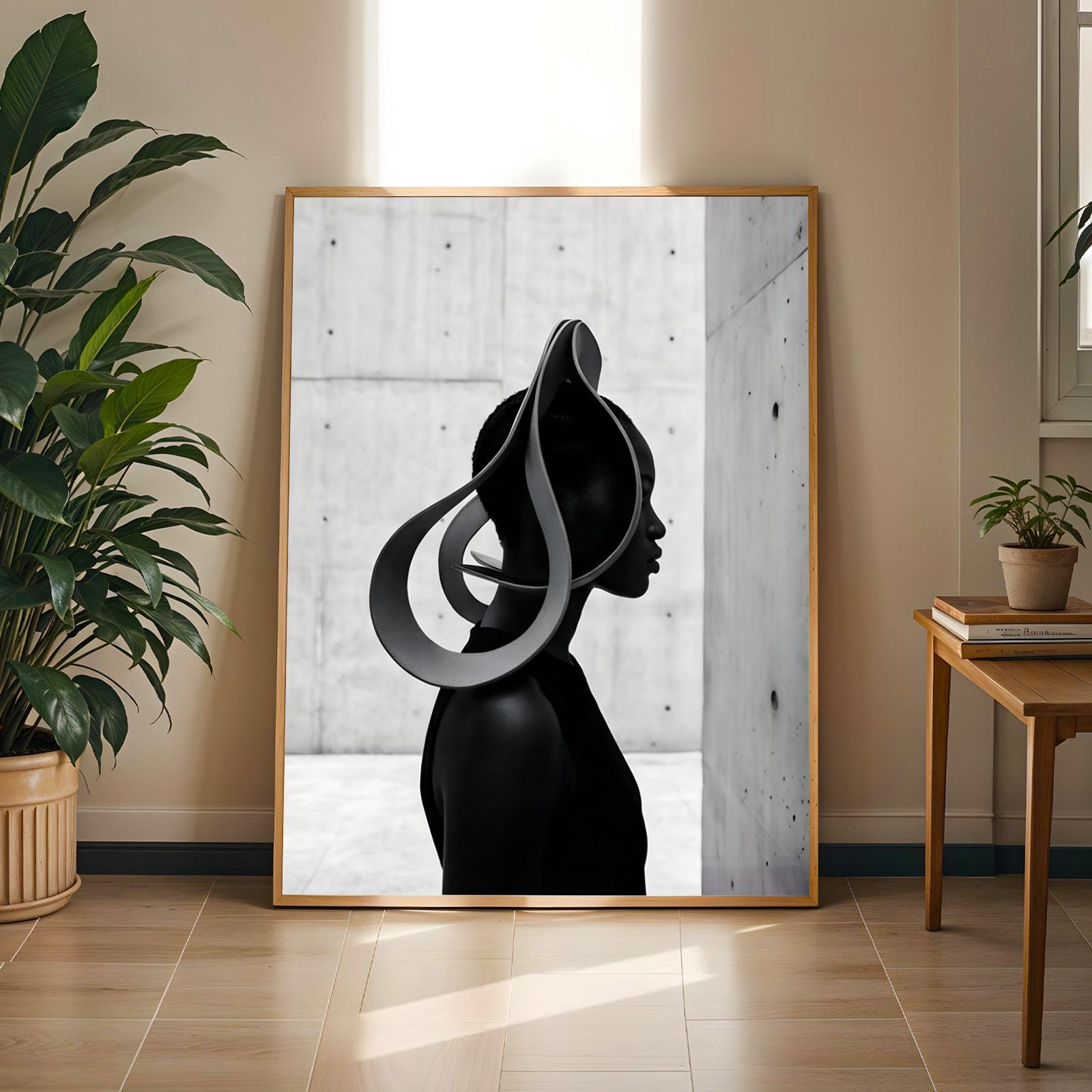 Afrocentric Nigerian Wall Art Print 5 Soluna Soul