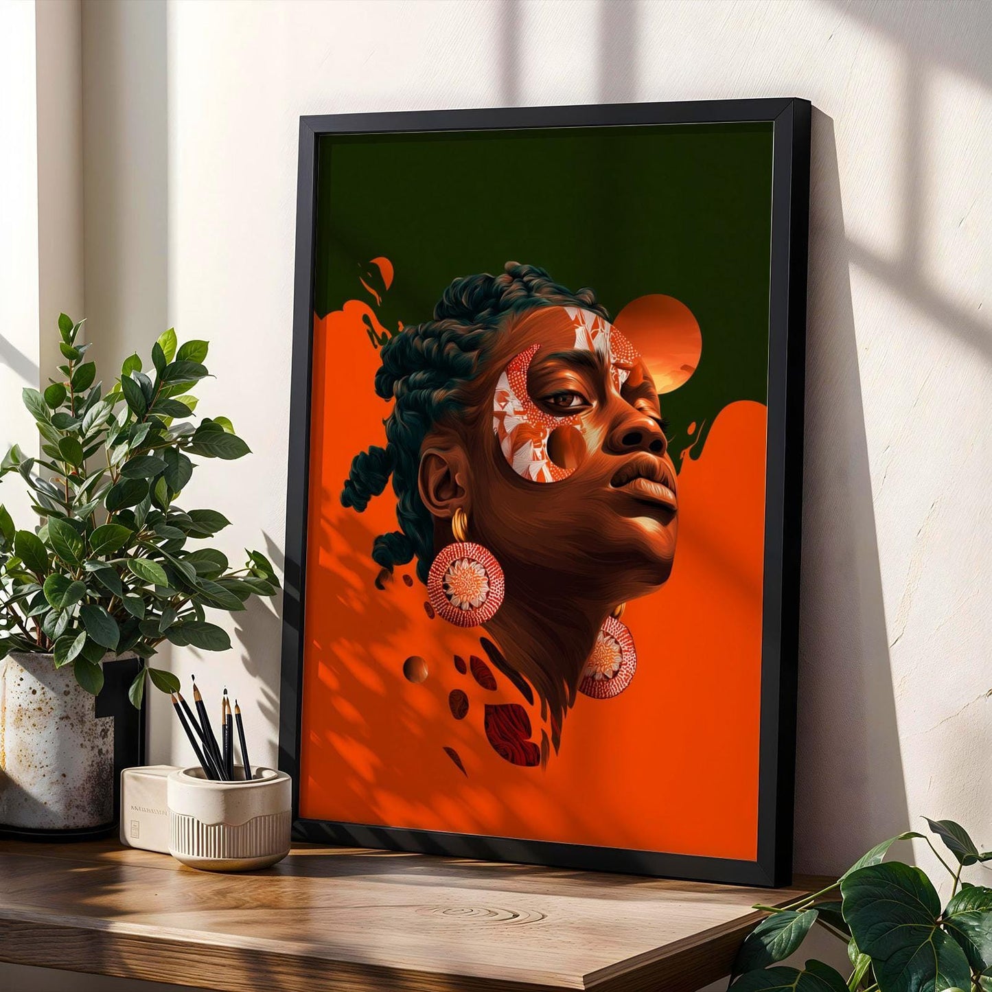 Afrocentric Wall Art Print 105 Soluna Soul