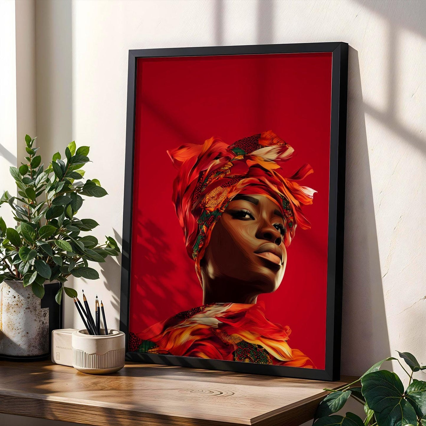 African  Wall Art Print 101 Soluna Soul