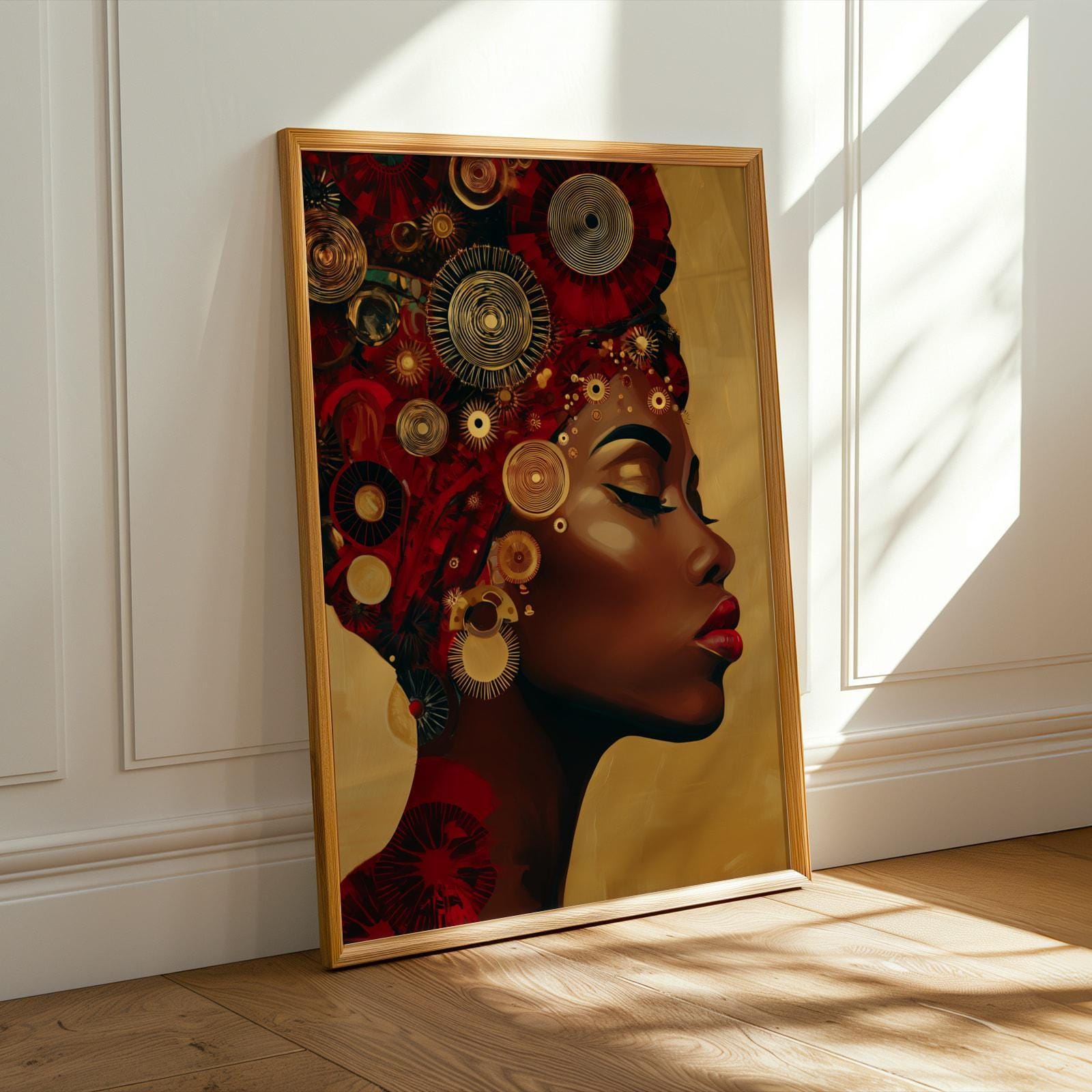 African  Wall Art Print 106 Soluna Soul