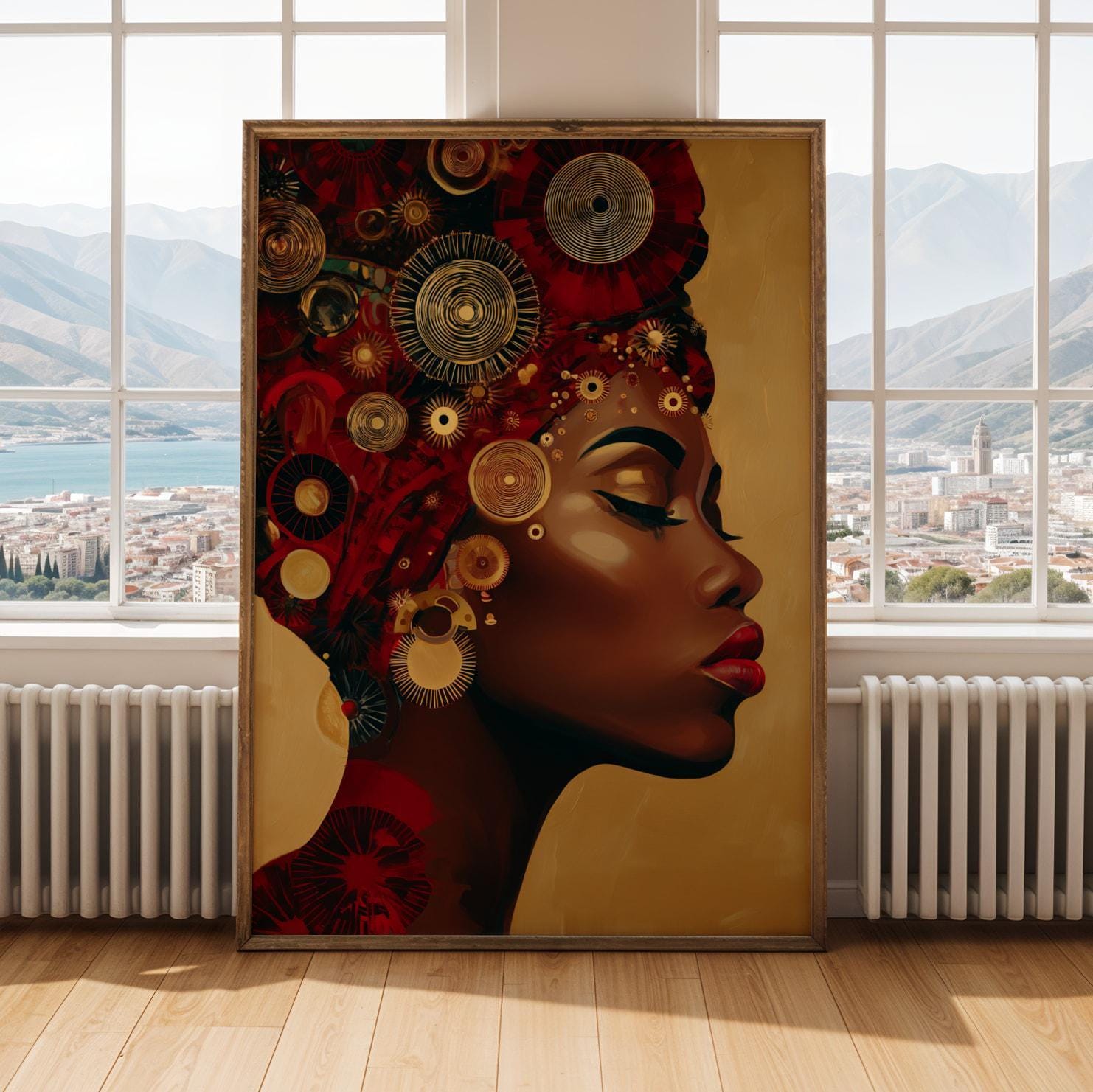 African  Wall Art Print 106 Soluna Soul