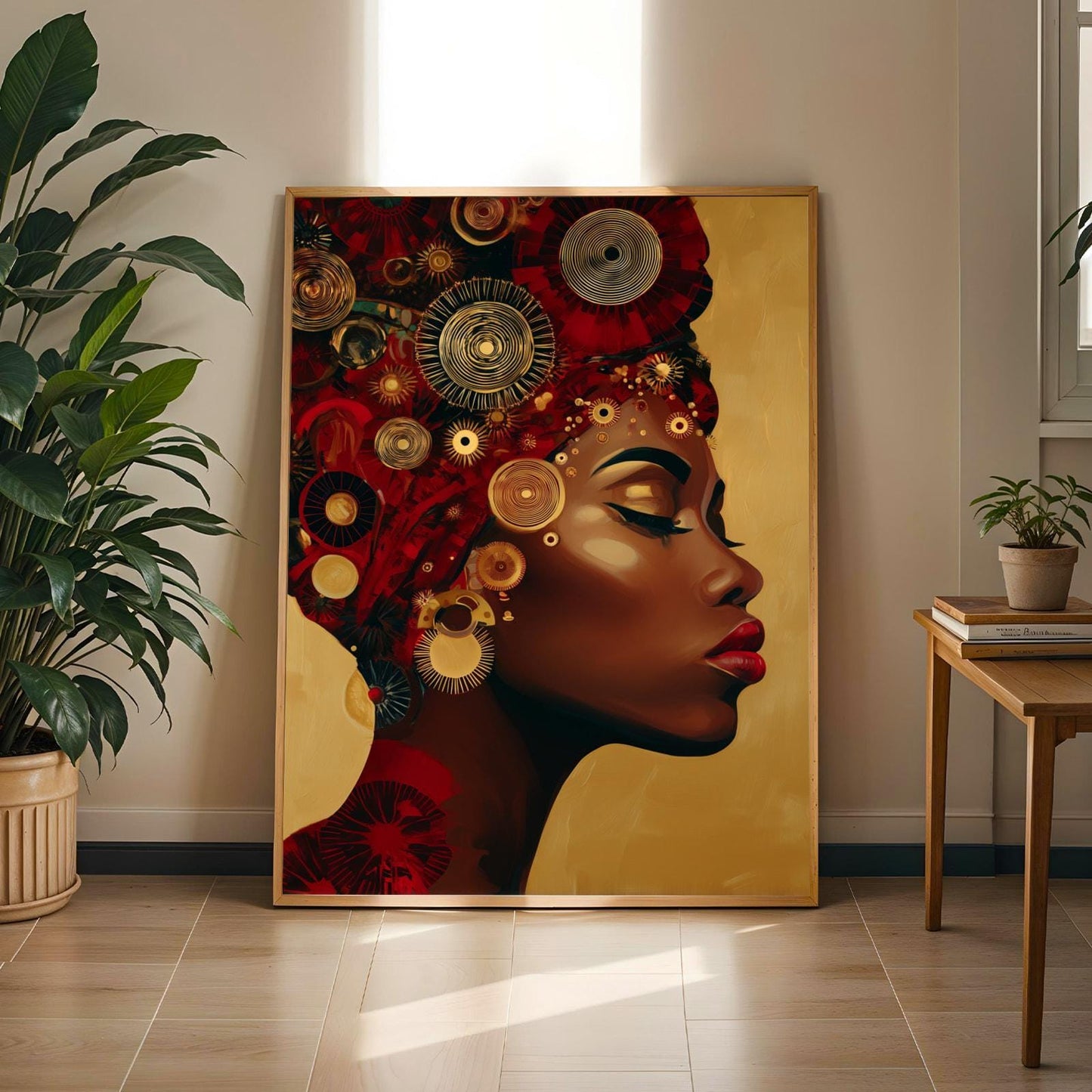 African  Wall Art Print 106 Soluna Soul