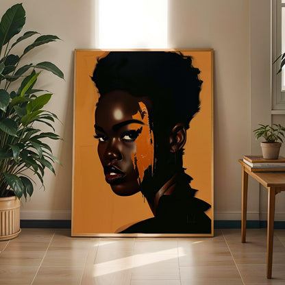 Afrocentric Wall Art Print 121 Soluna Soul