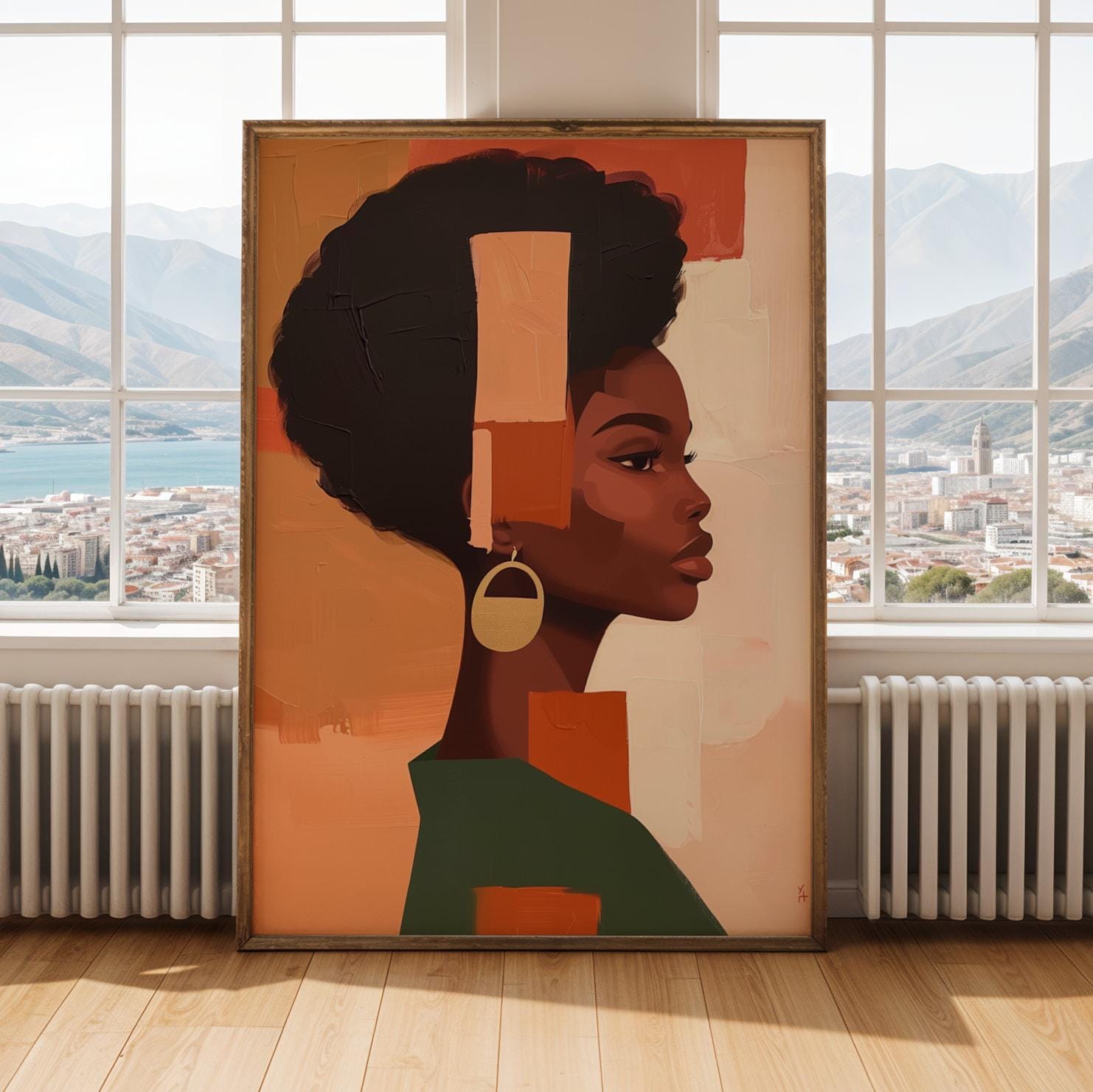 Afrocentric Wall Art Print 120 Soluna Soul