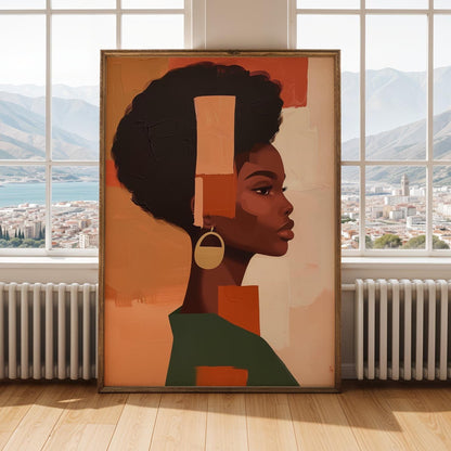 Afrocentric Wall Art Print 120 Soluna Soul