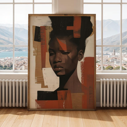 Afrocentric Wall Art Print 119 Soluna Soul