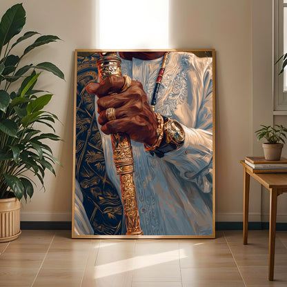 African  Wall Art Print 11 Soluna Soul