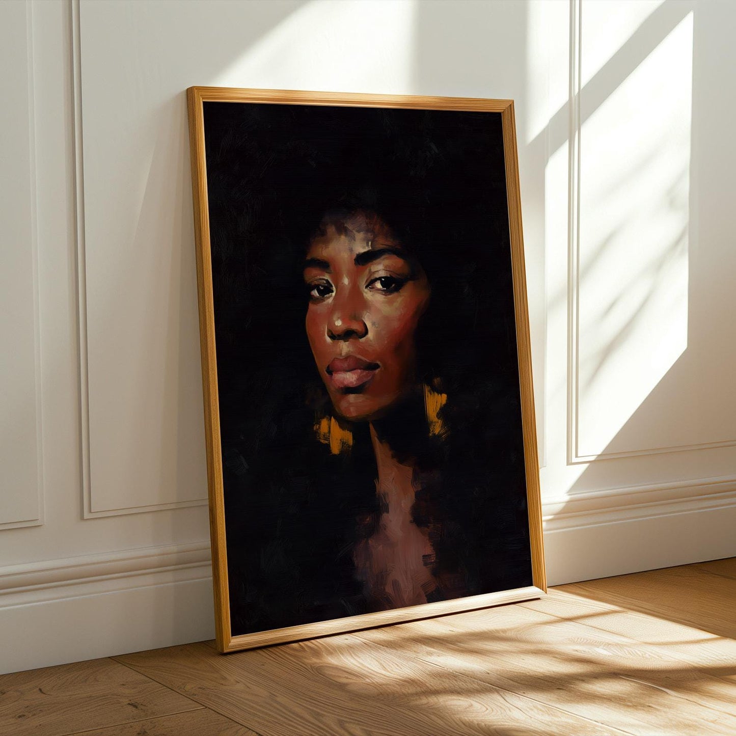 Woman Face Wall Art Print 136 Soluna Soul