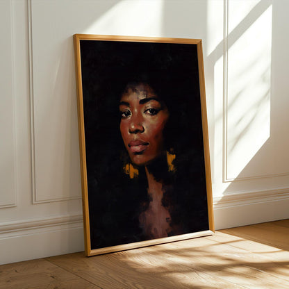 Woman Face Wall Art Print 136 Soluna Soul