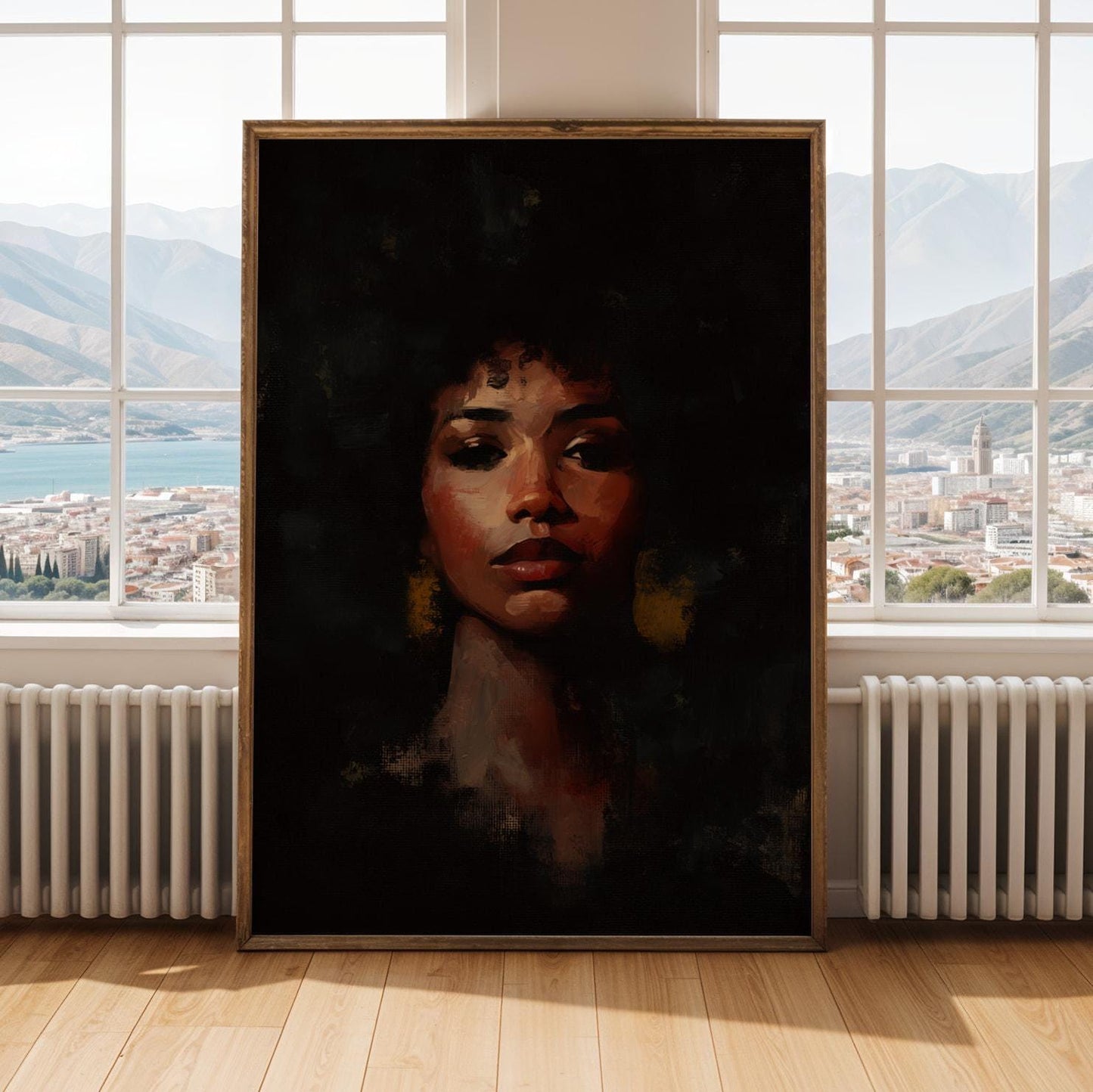 Woman's Face Portrait Wall Art Print 135 Soluna Soul