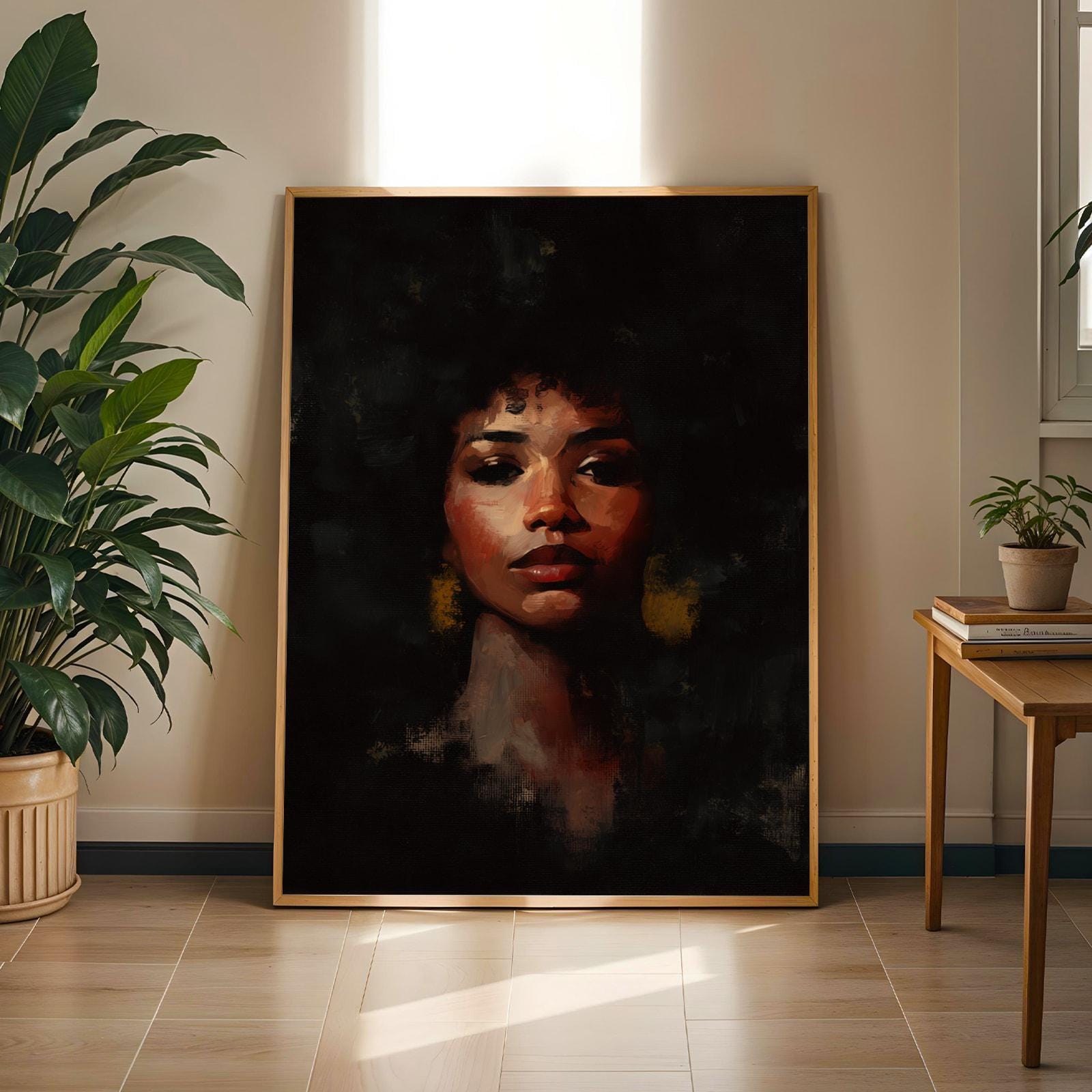 Woman's Face Portrait Wall Art Print 135 Soluna Soul
