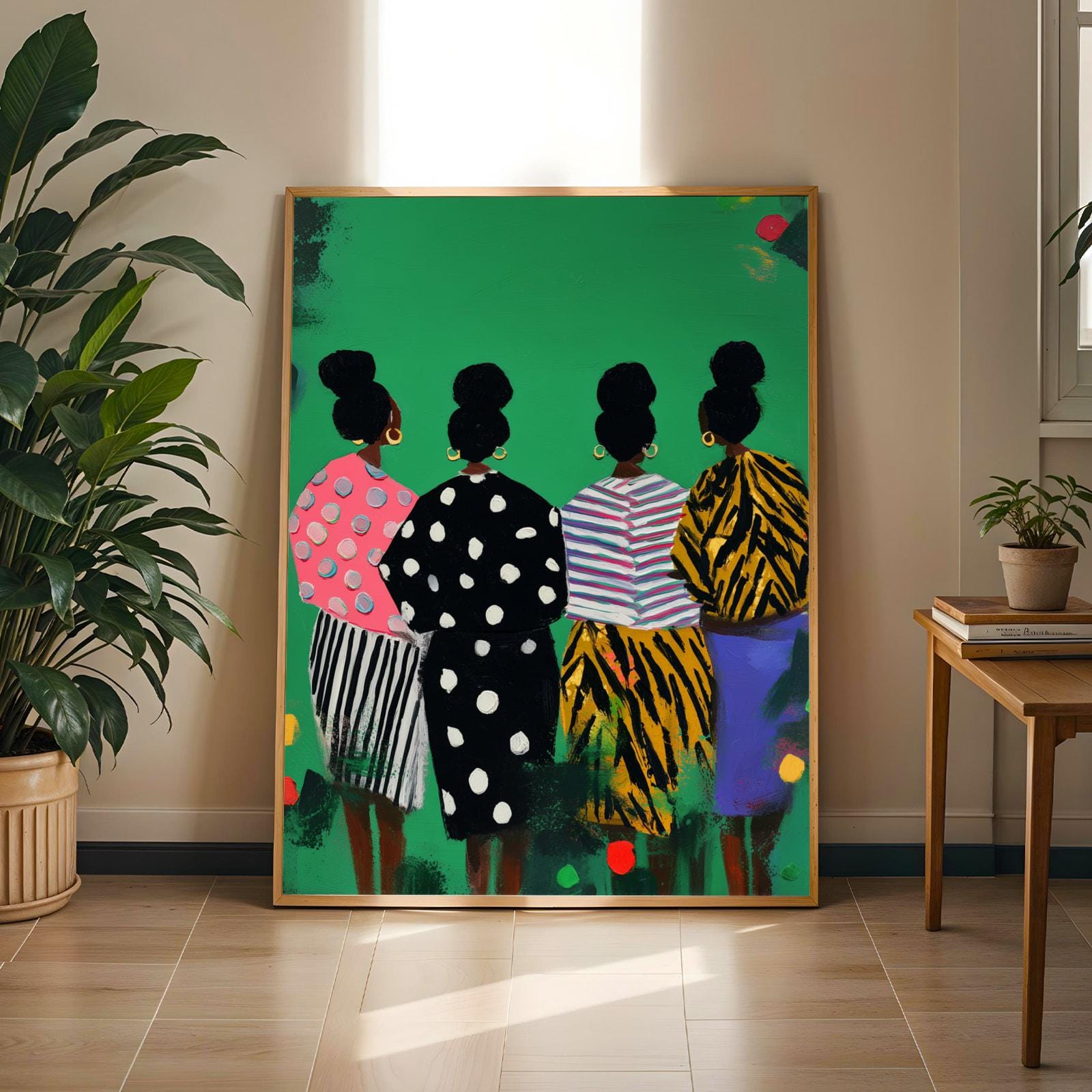 Abstract Women Figures Wall Art Print 134 Soluna Soul