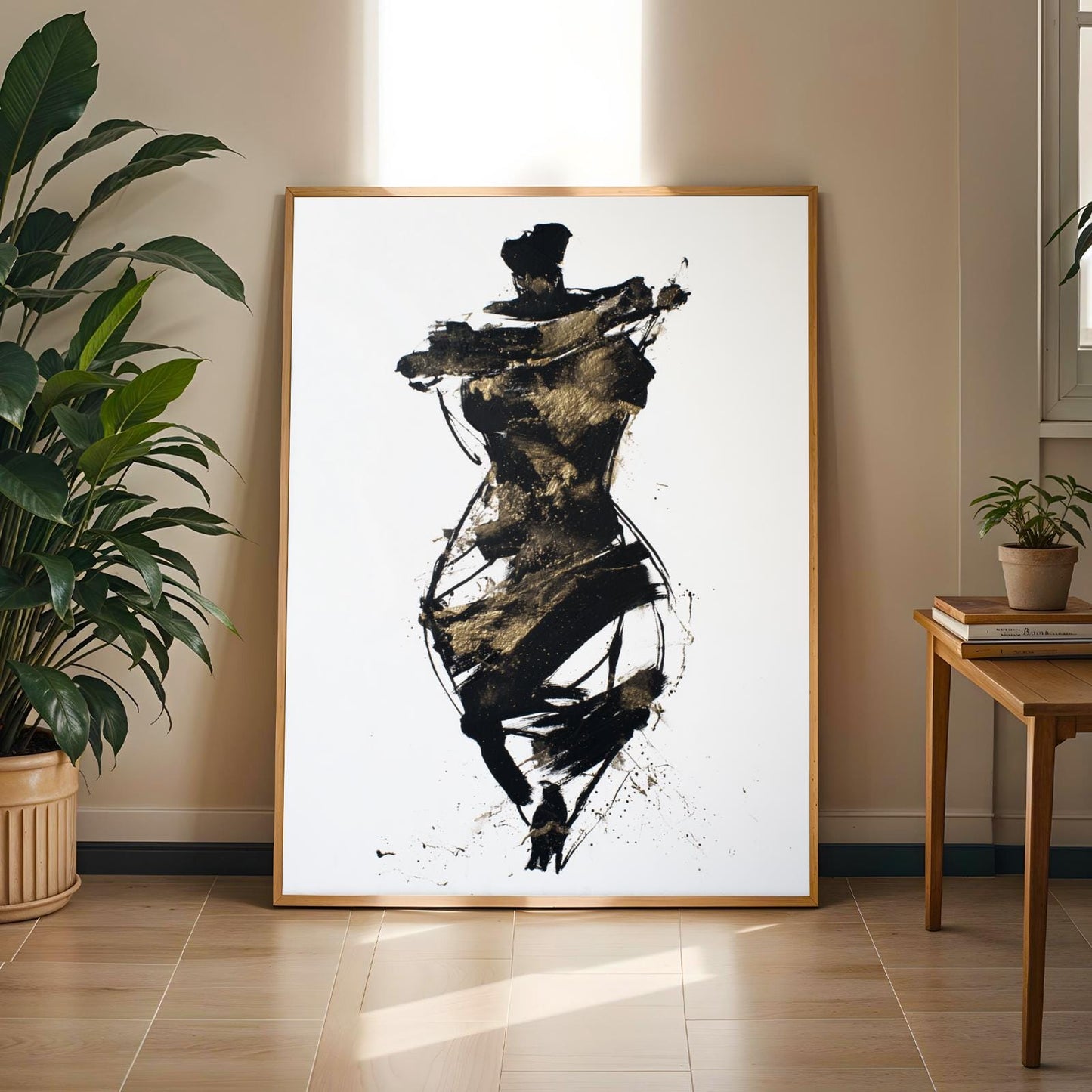 Modern Figure Abstract Wall Art Print 140 Soluna Soul