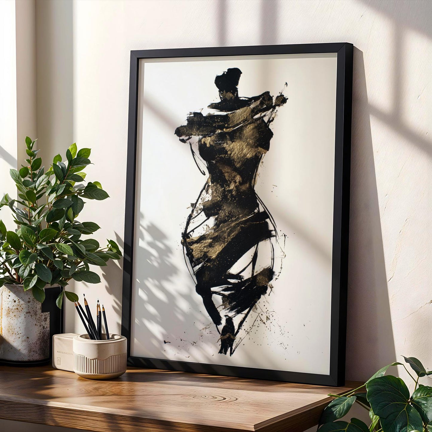 Modern Figure Abstract Wall Art Print 140 Soluna Soul