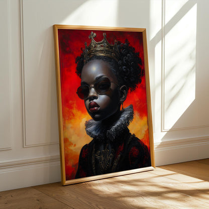 Young Royalty Portrait Wall Art Print 150 Soluna Soul