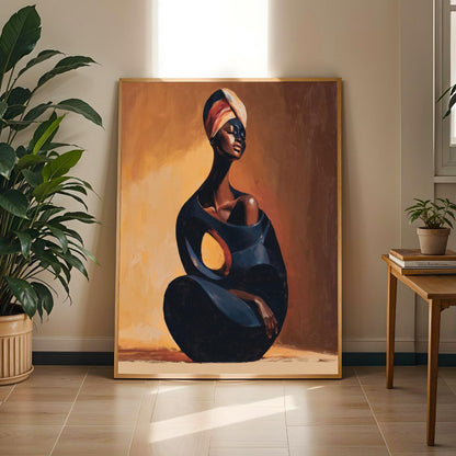 Abstract Woman Wall Art Print 167 Soluna Soul