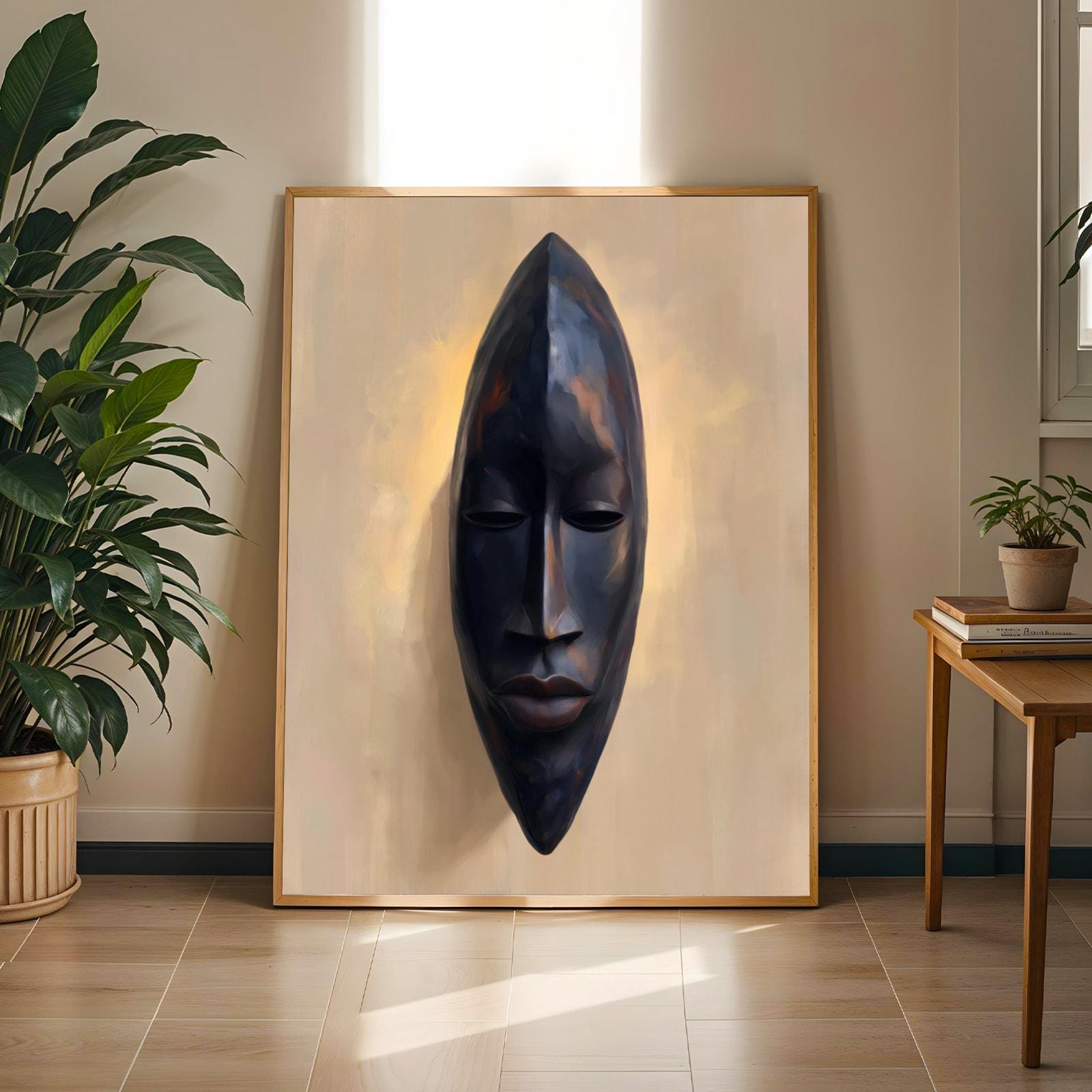 Abstract Stylized Faces Wall Art Print 173 Soluna Soul