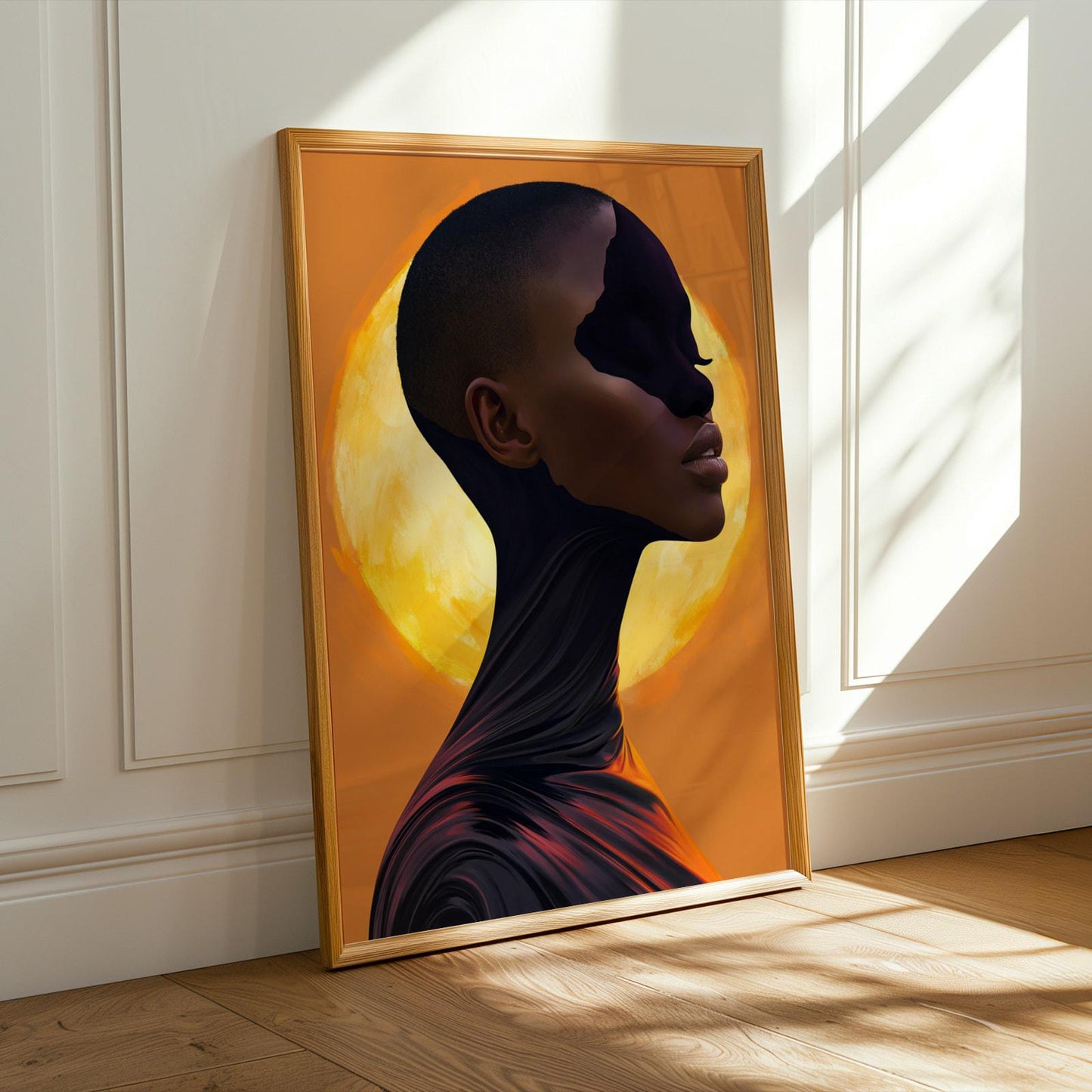 Abstract Woman Wall Art Print 166 Soluna Soul