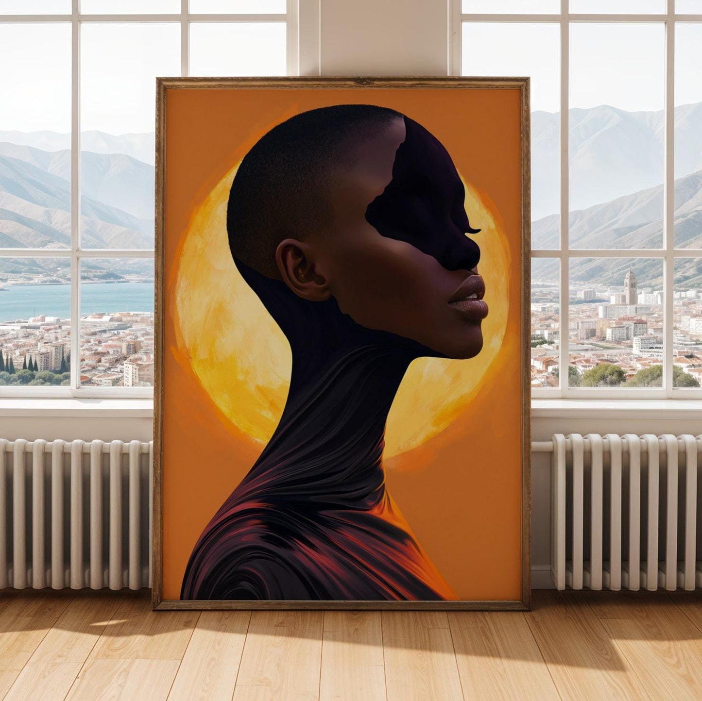 Abstract Woman Wall Art Print 166 Soluna Soul