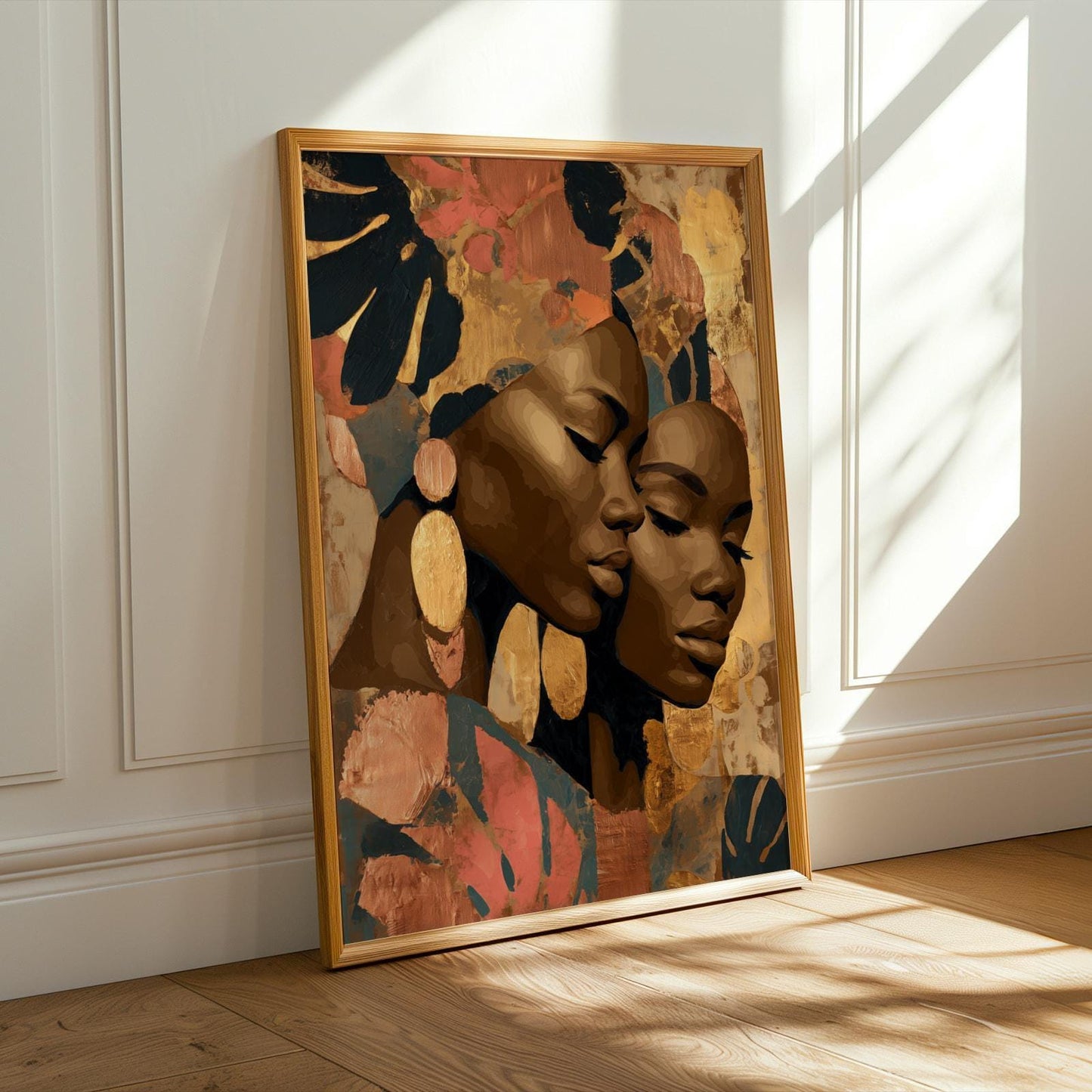 Abstract Portrait Face Wall Art Print 149 Soluna Soul