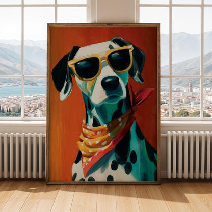 Cool Dalmatian Wall Art Print 152 Soluna Soul