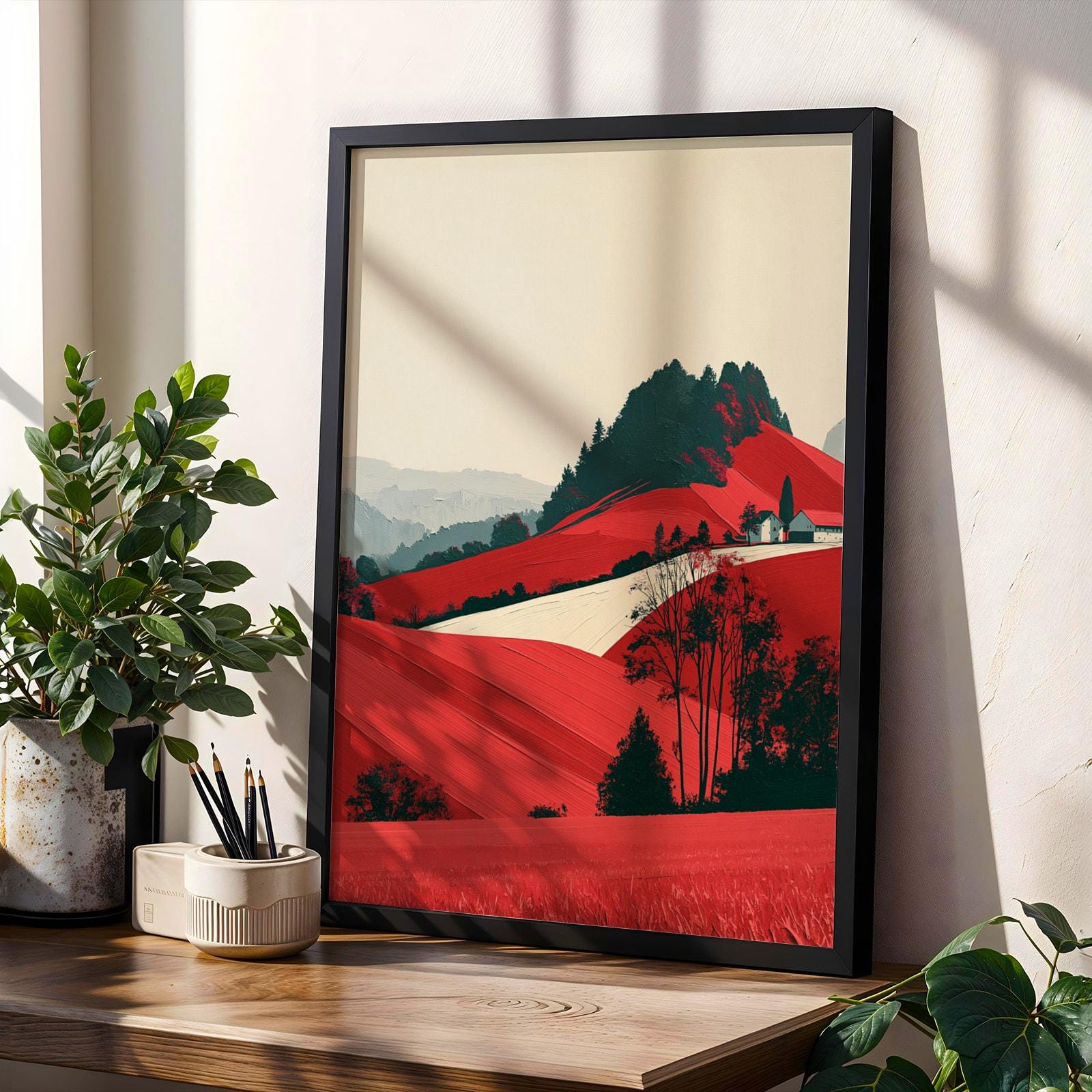 Countryside Farmhouse Wall Art Print 189 Soluna Soul