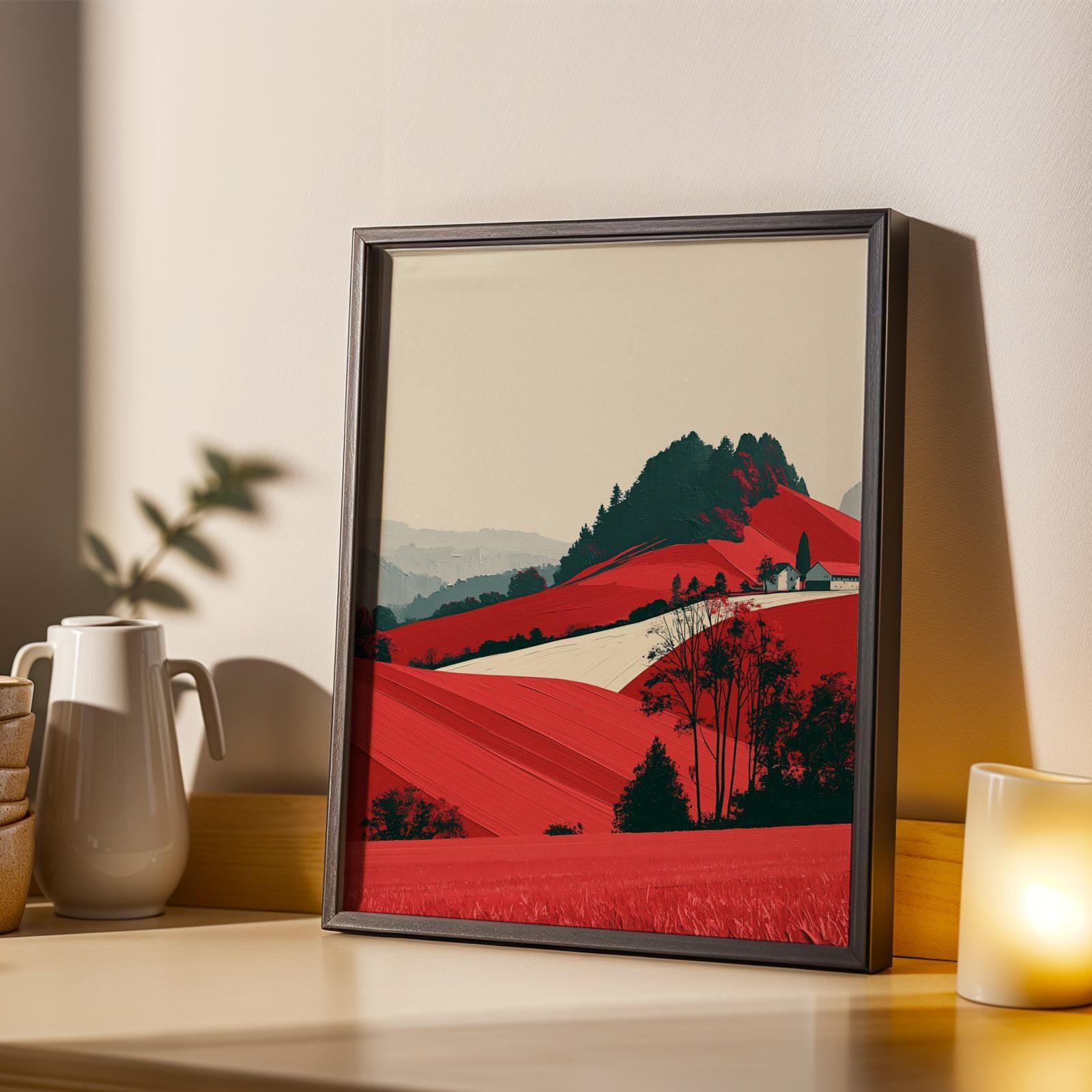 Countryside Farmhouse Wall Art Print 189 Soluna Soul