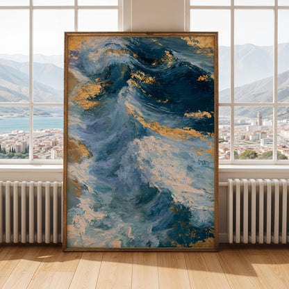 Ocean Waves Wall Art Print 186 Soluna Soul