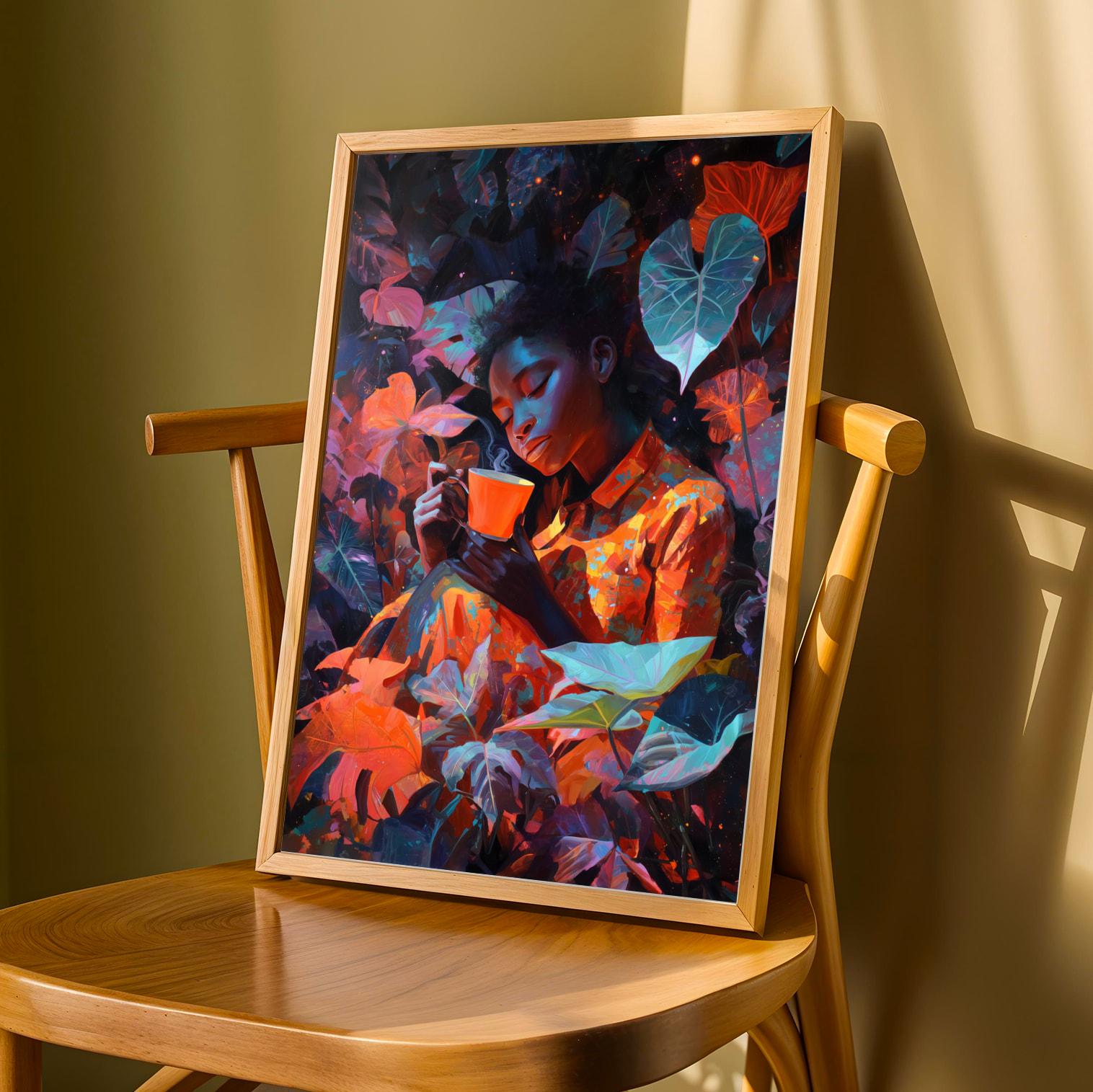 Afrocentric Wall Art Print 51 Soluna Soul