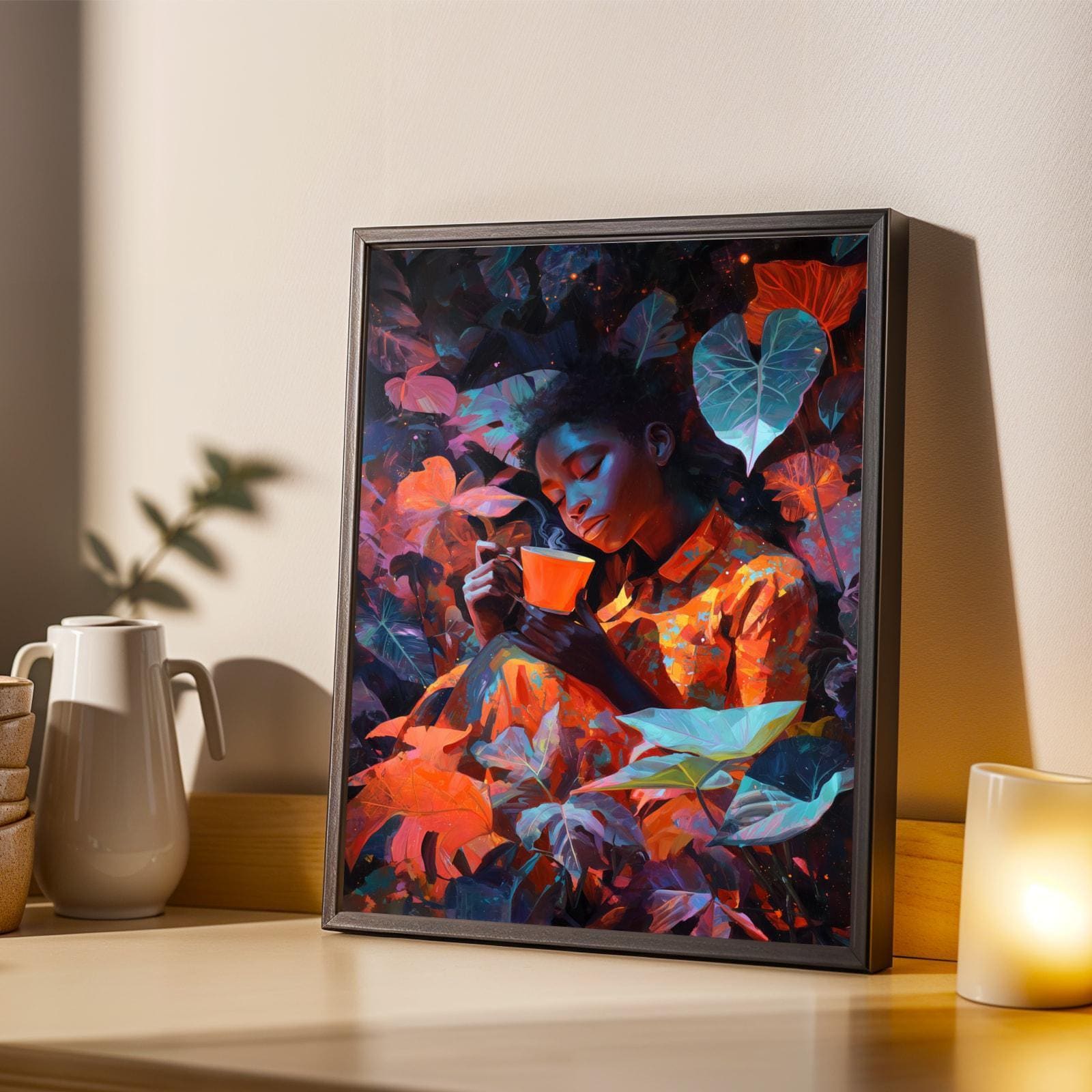 Afrocentric Wall Art Print 51 Soluna Soul