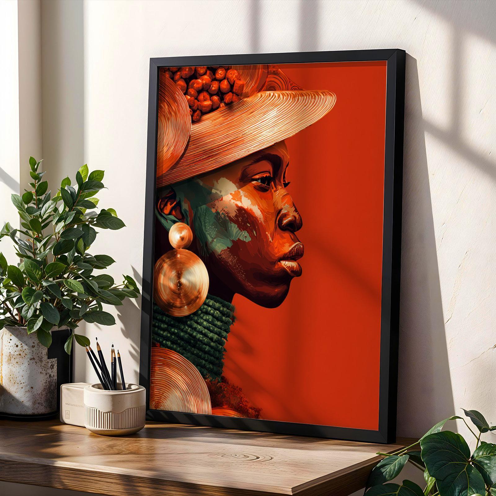 Afrocentric Wall Art Print 104 Soluna Soul