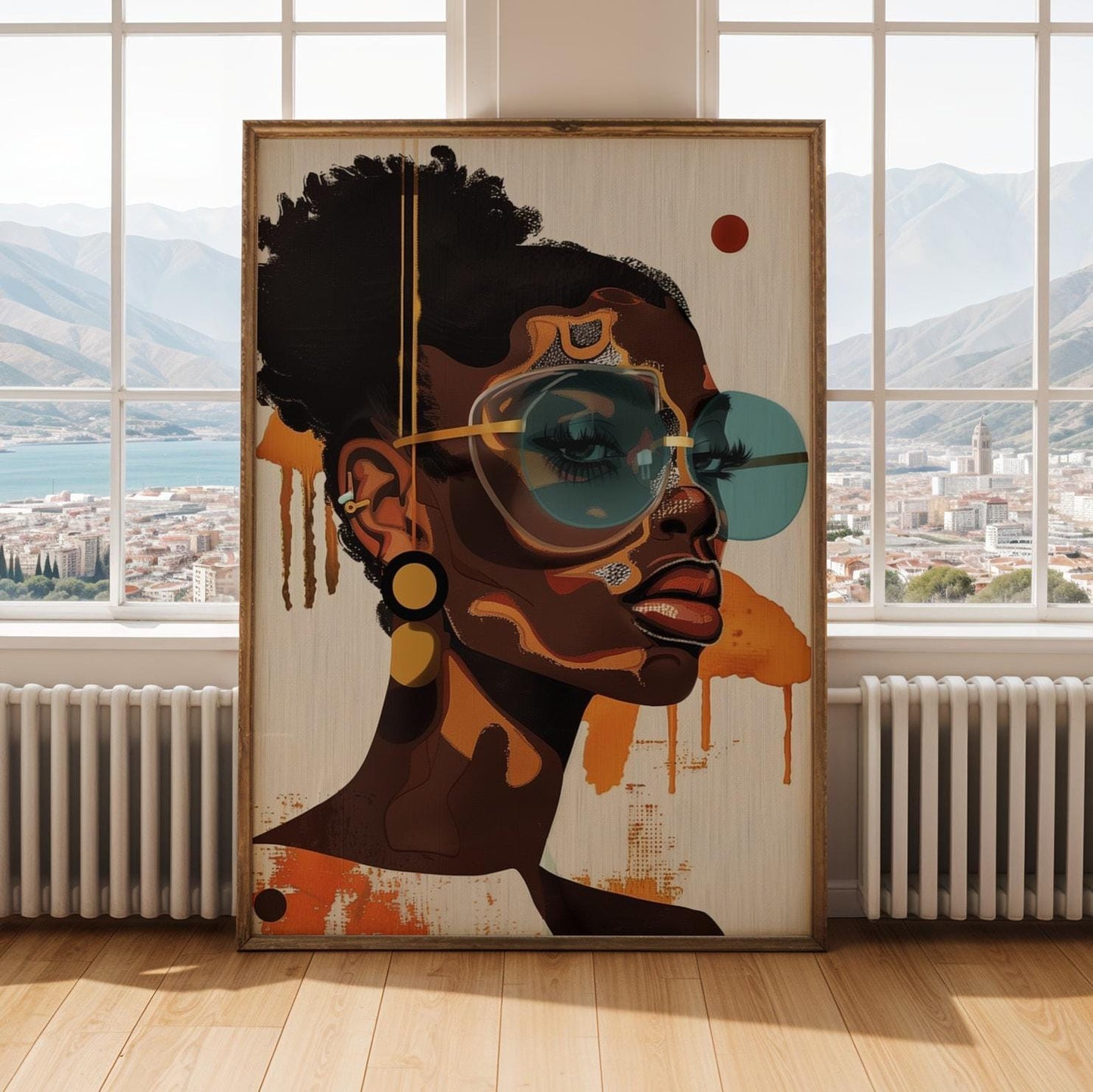 Afrocentric Wall Art Print 122 Soluna Soul