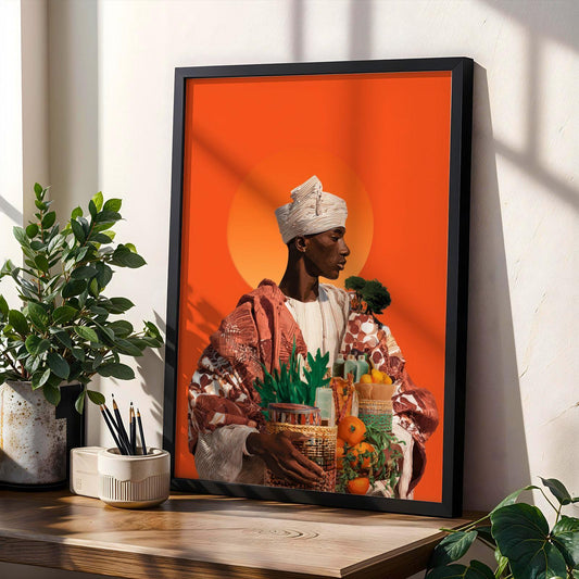 Afrocentric Wall Art Print 107 Soluna Soul